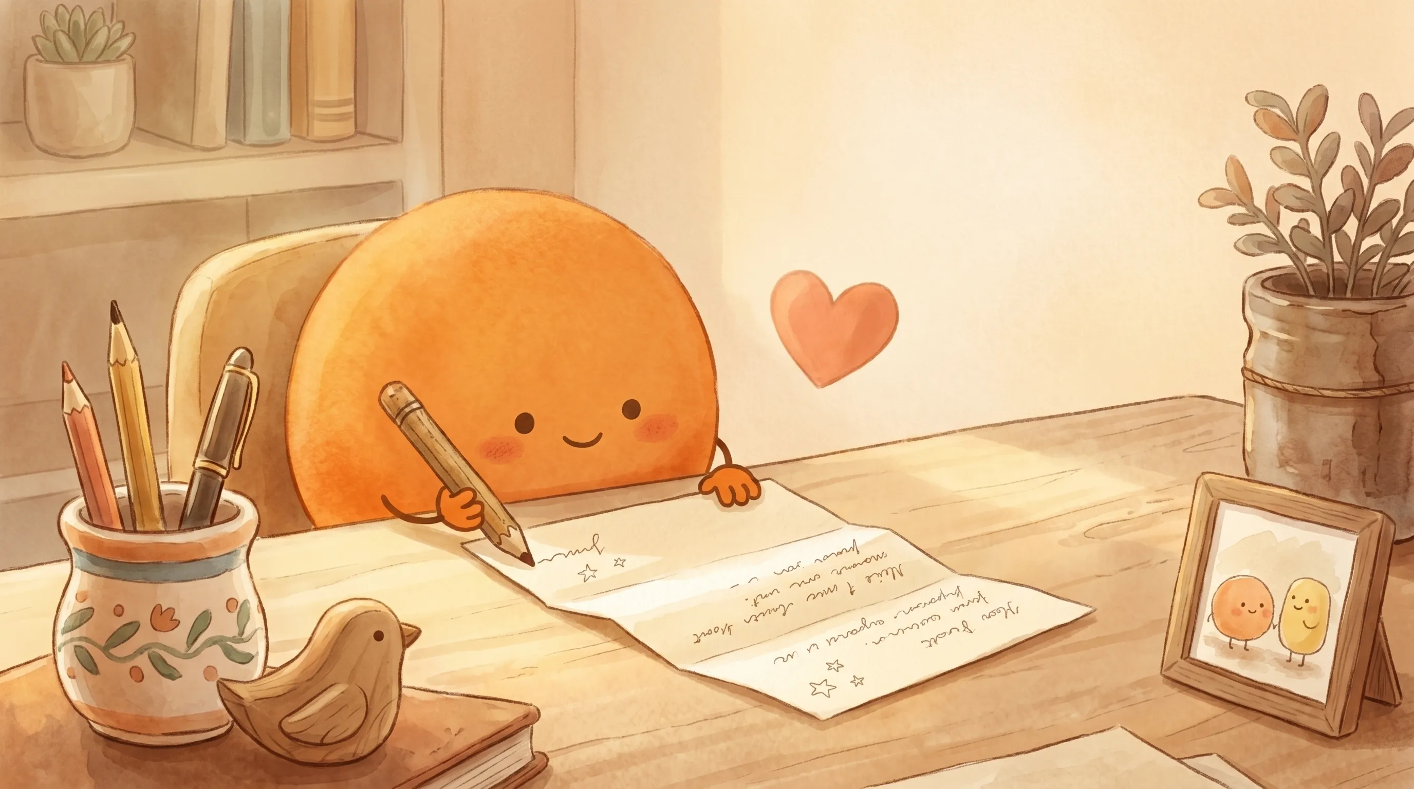 A handwritten love poem on folded paper resting on a pillow